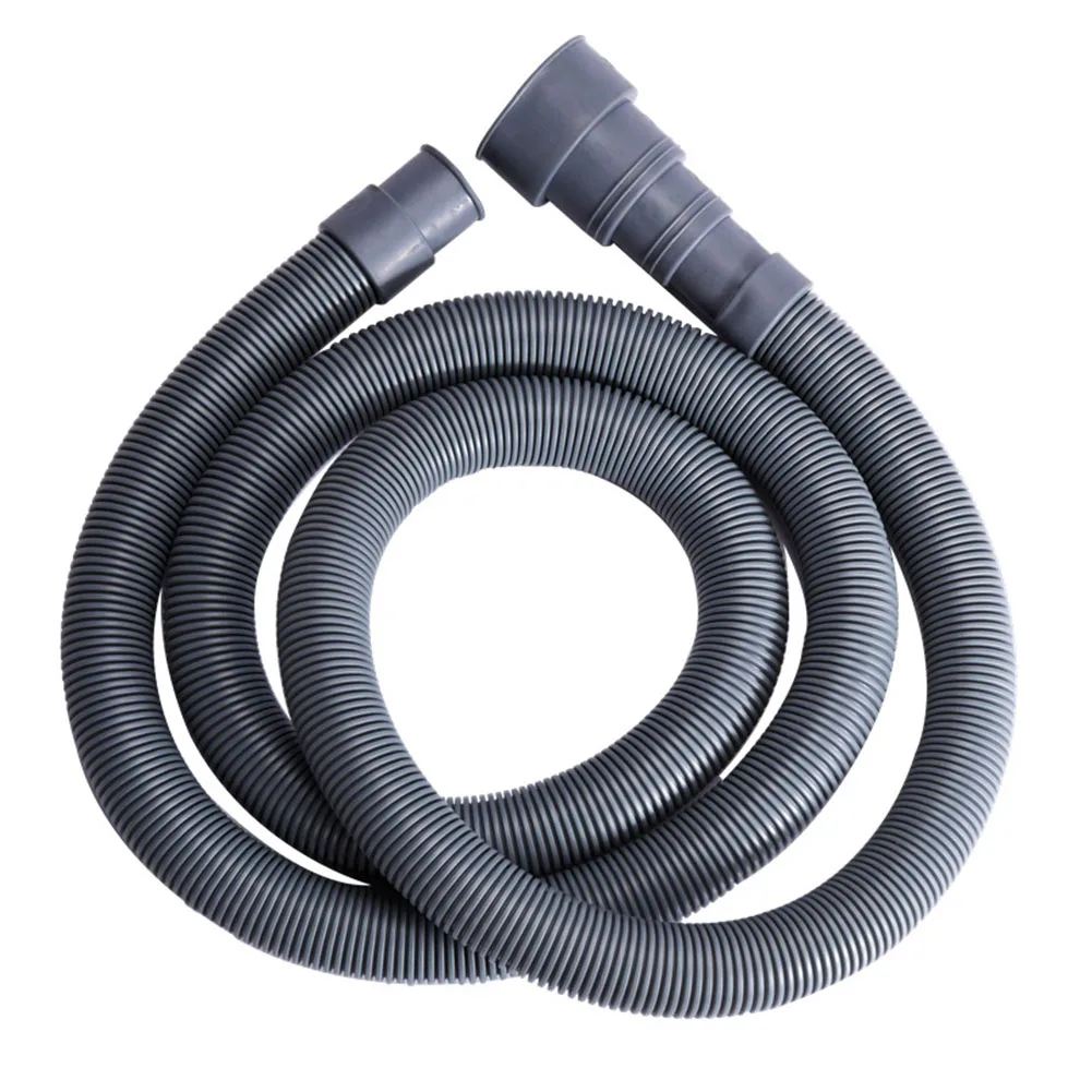 70/150/200cm Drain Pipe Washing Machine Dishwasher Drain Waste Hose Extension Pipe With Hose Clamps Set Wash Machine Accesories