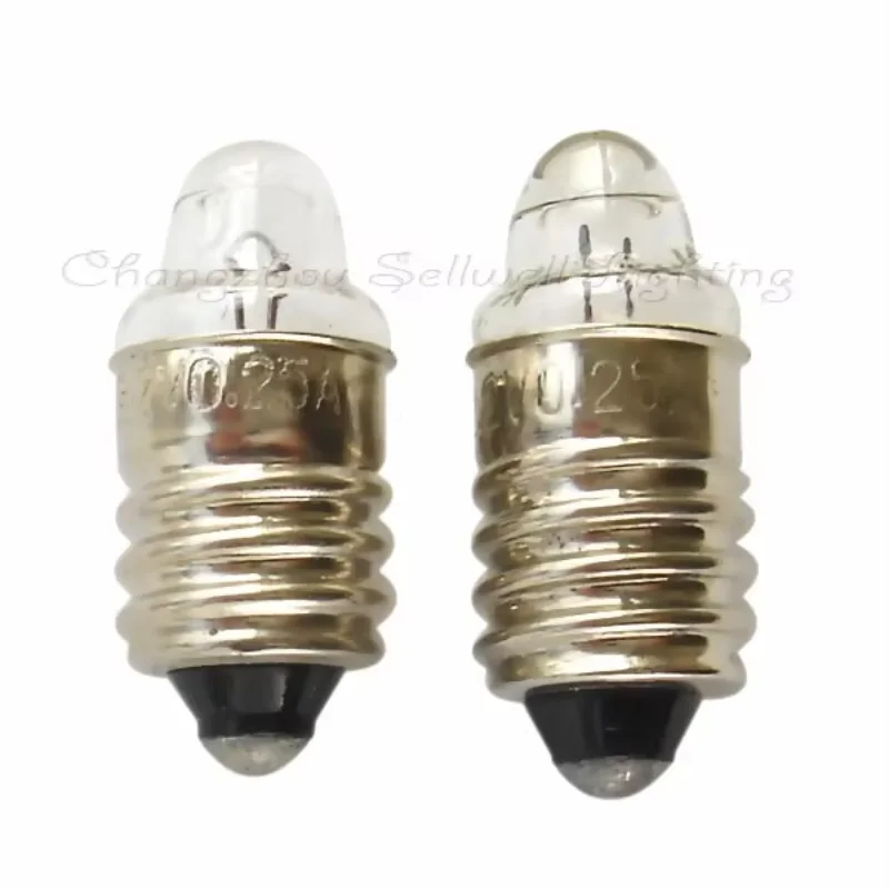 E10x22 2.2v 0.25a Miniature Lamp Bulb Light A033 2025-03