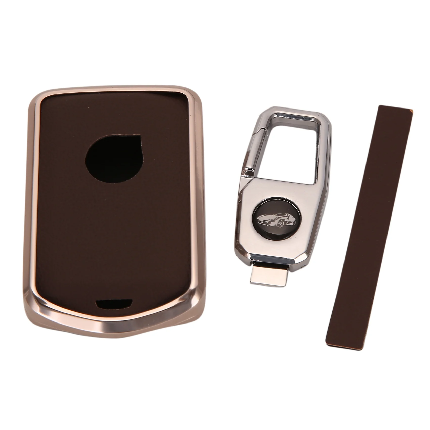 

Car Keyless Card Key Shell Cover for S90 XC90 V90 XC60 XC70 XC40 S60 2017-2020 Brown with