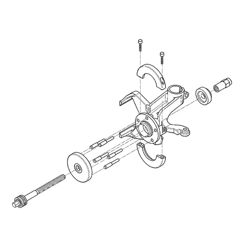 72mm Car Front Wheel Hub Bearing Disassembly And Assembly New Santana Special Disassembly Tool