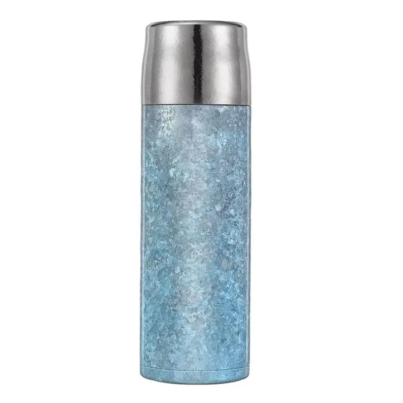 

Titanium Double Wall Vacuum Cup Sports Water Bottle with Filter Tea Coffee Wine Whiskey Thermos Cup