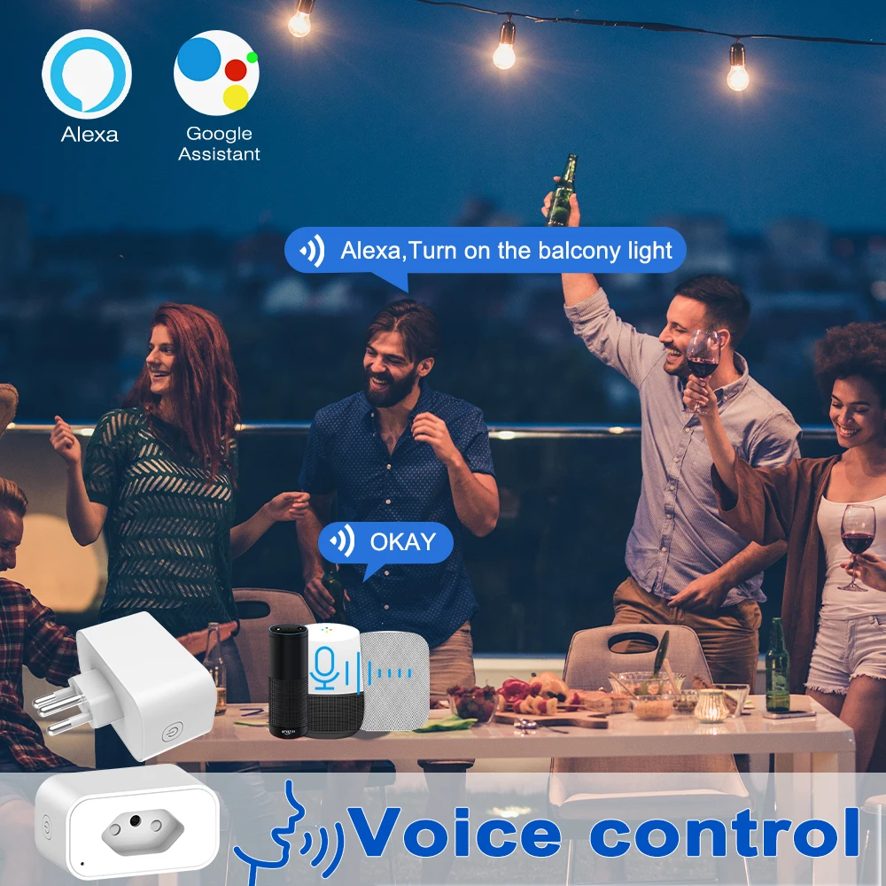 Tuya WiFi Smart Socket Brazil - Smart Wall Socket recension och pris