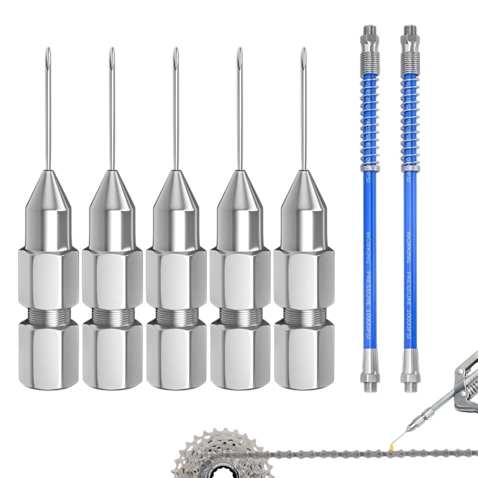 

Игольчатые смазочные пистолеты Головка смазочной насадки Аксессуары для смазочных пистолетов Герметичные подшипники Съемная заправка Съемная потребность смазки