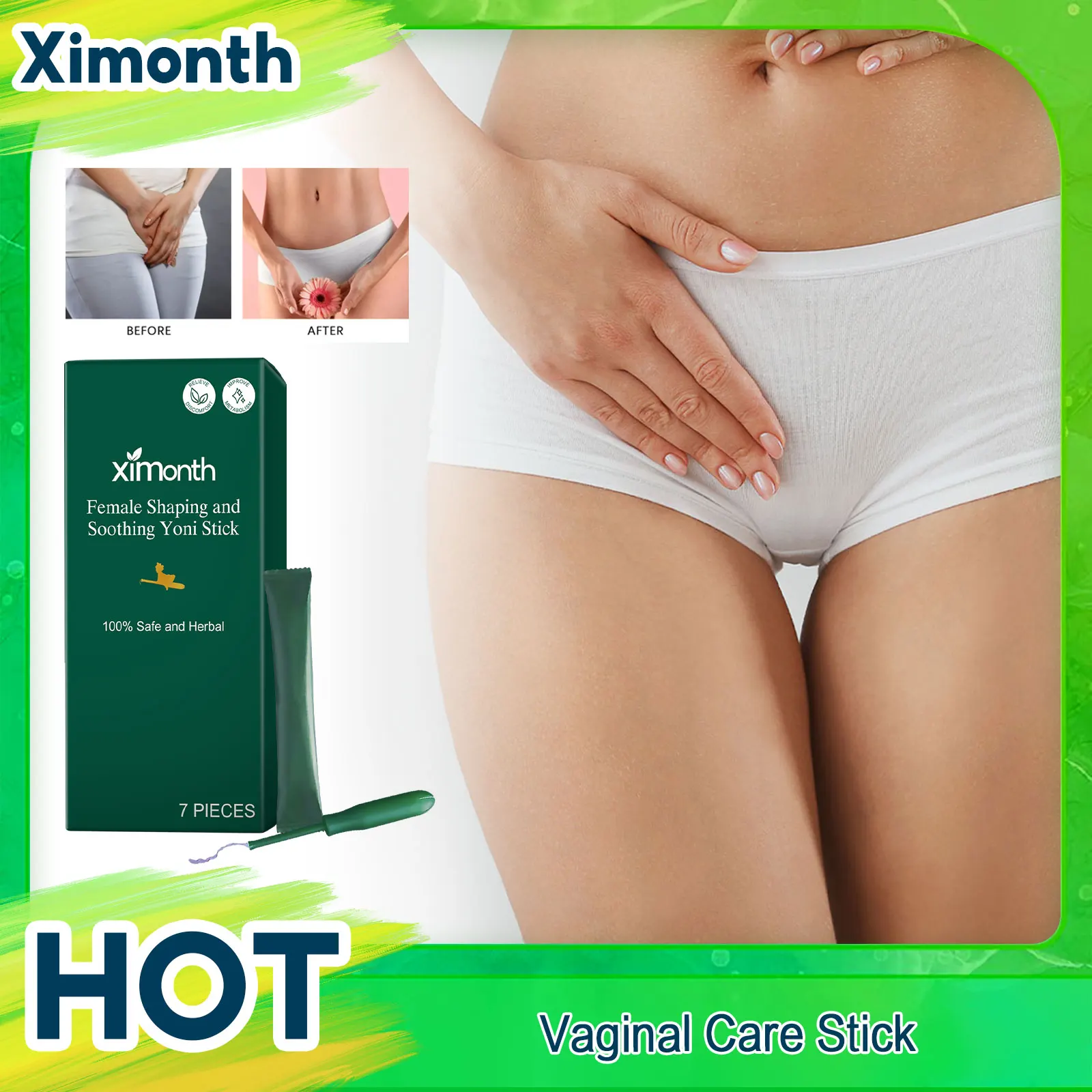 

Vaginal Detox Stick Vaginal Tighten Cleansing Balance PH Yam Reduction Anti Vaginitis Relief Itchy Women Hygiene Repair Stick