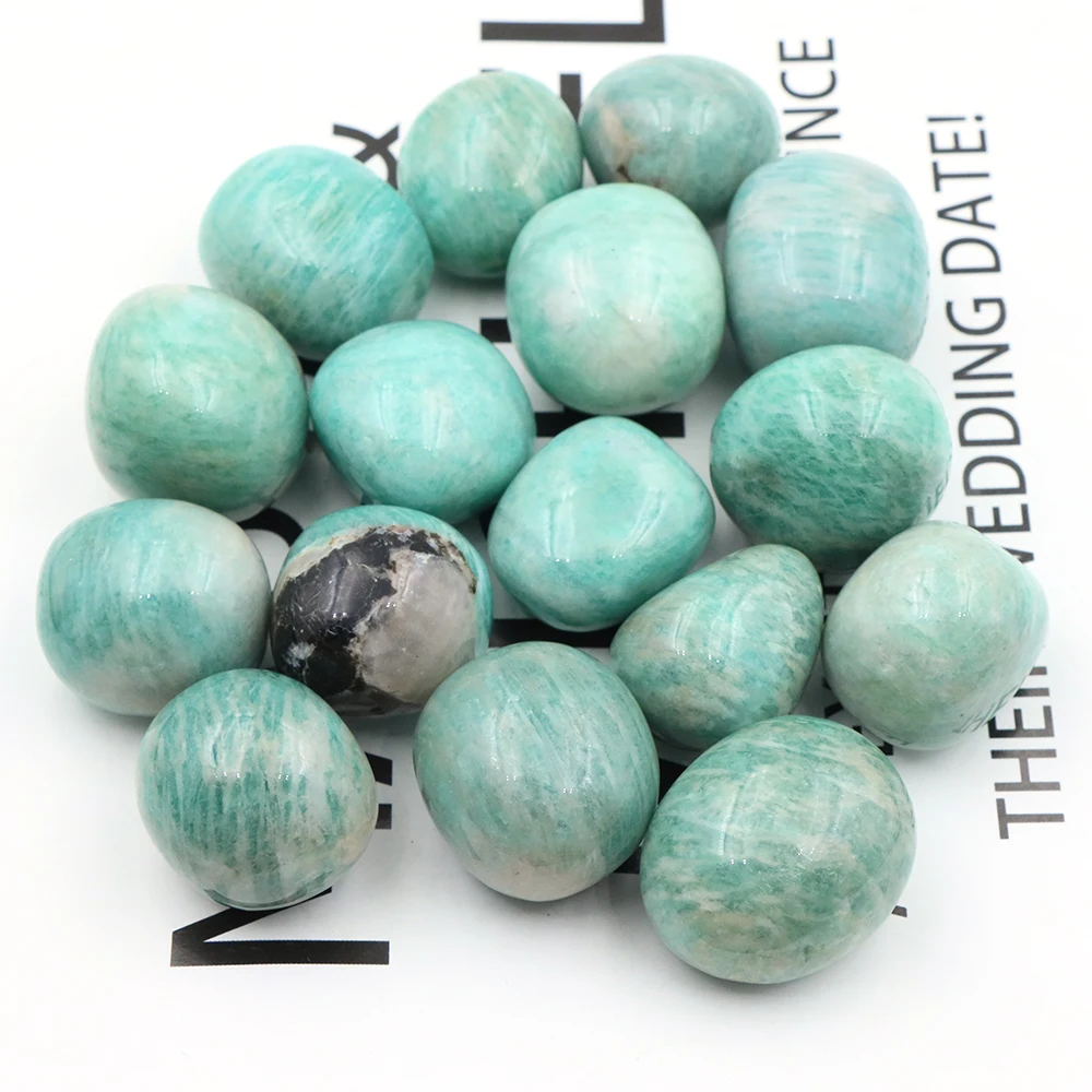 Natural Tumbled Stones  Amazonite Turquoise Healing Crystals Quartz Bulk Ore Gravel Energy Mineral Specimen Aquarium Home Decor