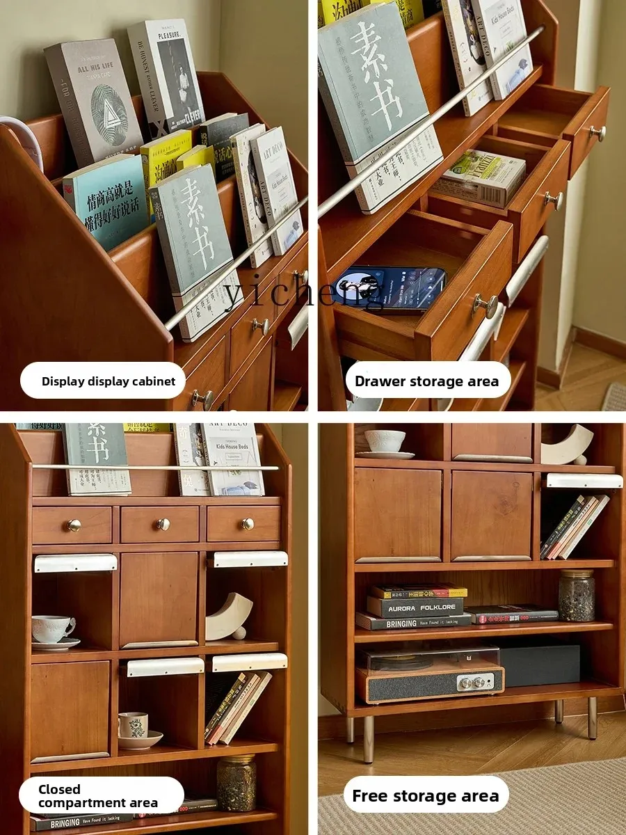 

ZZ antique solid wood chest, living room against the wall, storage drawer, storage cabinet,