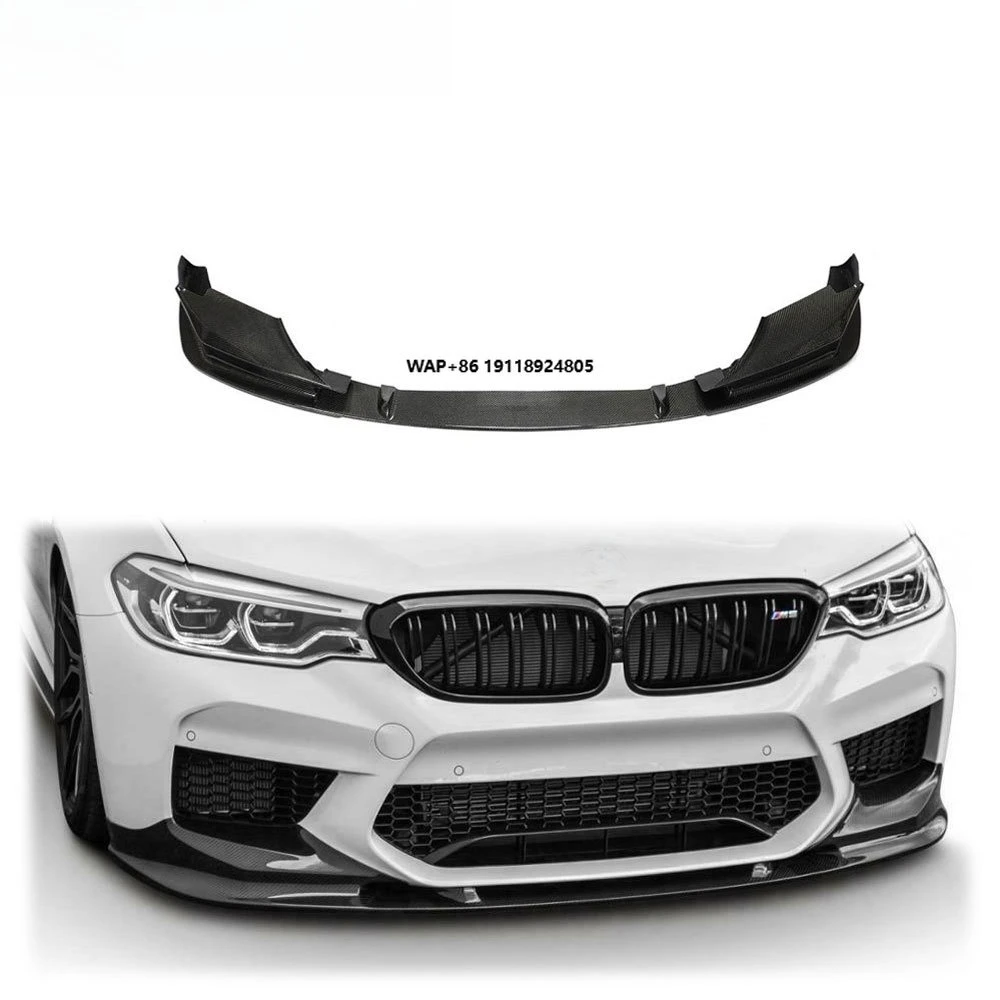 

Real Carbon Fiber Front Bumper Lip Spoiler Splitter Bodykit for F90 M5 2021-22