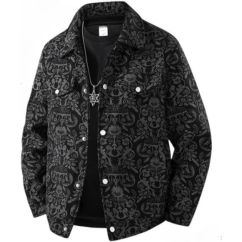 

Осенне-зимняя модная уличная камуфляжная куртка, мужская осенне-зимняя куртка с лацканами в стиле ретро, новый повседневный топ