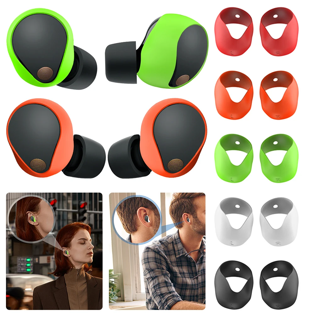 5 ペアのシリコンイヤーチップカバーアクセサリー滑り止めイヤ - Sony Headphone Wf-1000Xm5 のレビューと価格