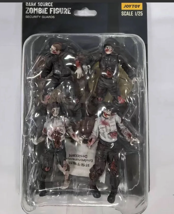 JOYTOY 1/25 Scale Action Figure Set - Dark Source Zombie Anime Military Theme Collectible Toys for Adults