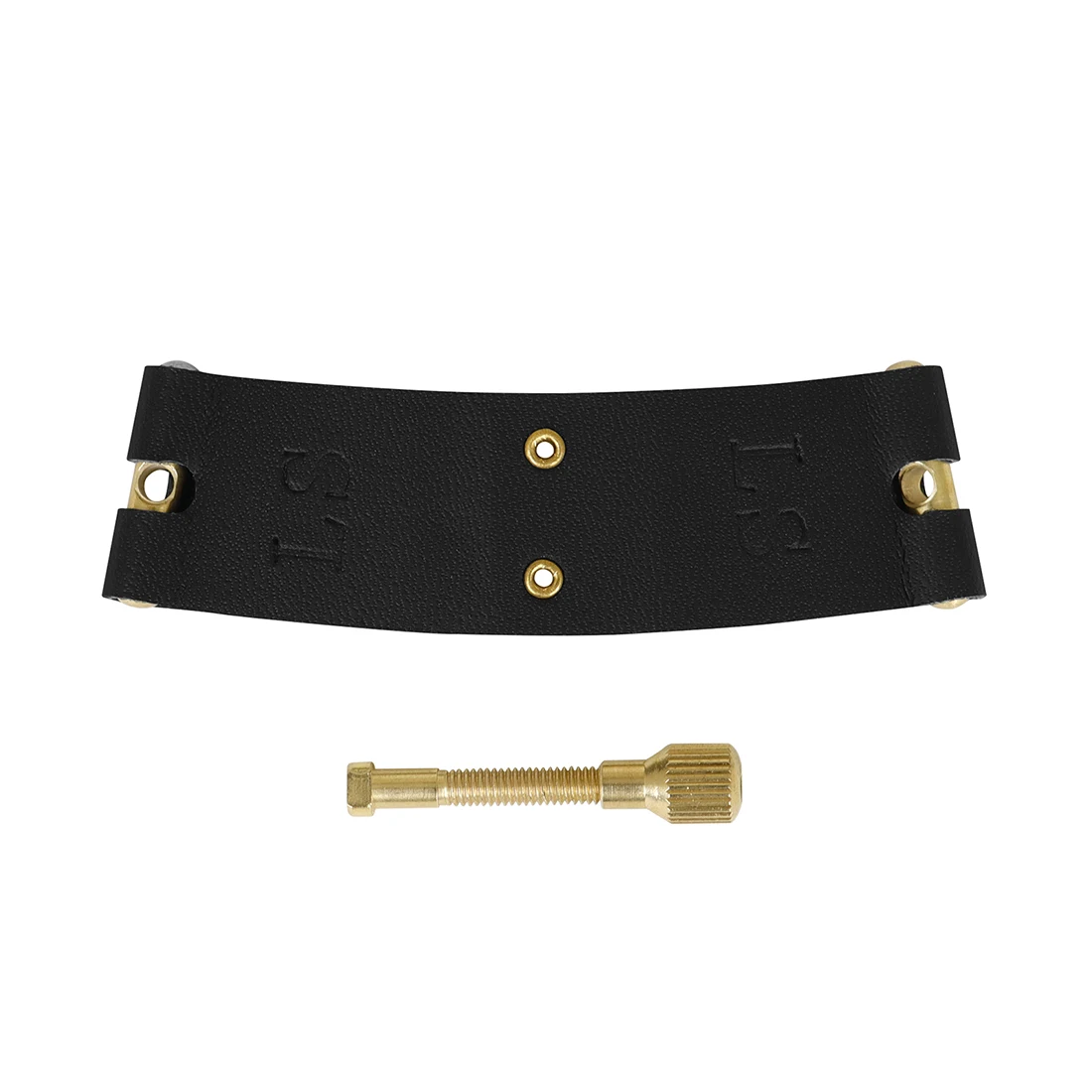 Alto Soprano Tenor Saxophone Clarinet Mouthpiece Ligature And Cap Sax Leather Buckle Clamp Clip Woodwind Instrument Accessories