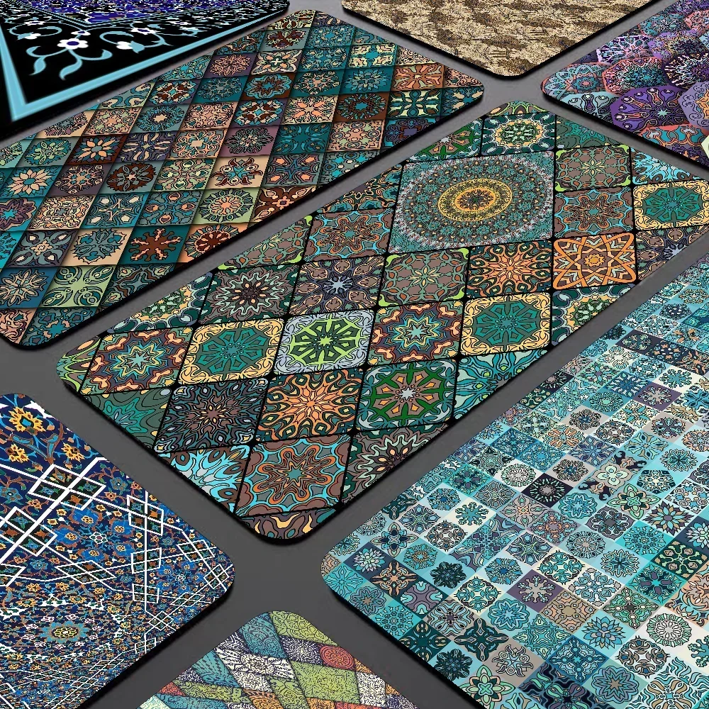 

Ethnic Style Patterns My Favorite Customized Laptop Gaming Mouse Pad Size For Game Keyboard Pad For Gamer