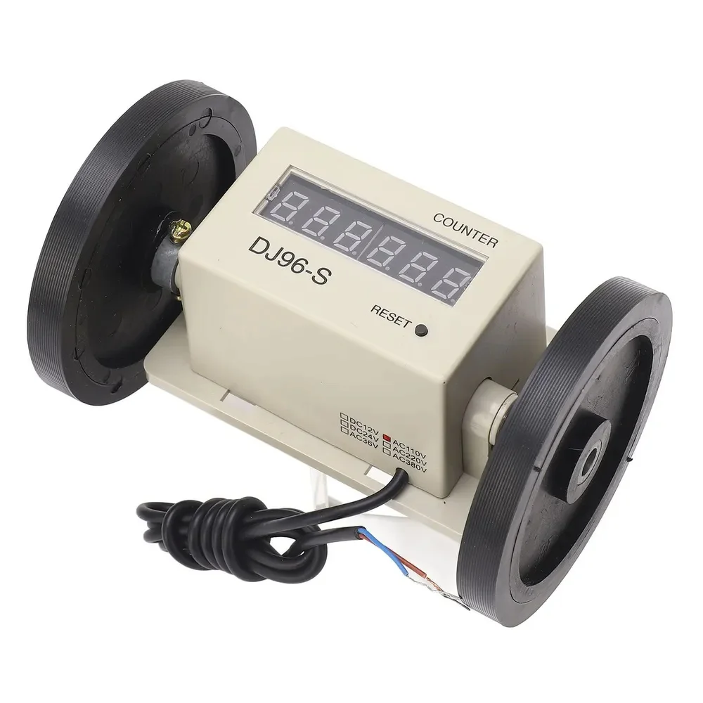 Meter Counter DJ96-S Length Meter Textile Fabric Counter Digital Counter DC 12V/DC24V/AC110V/AC 220V