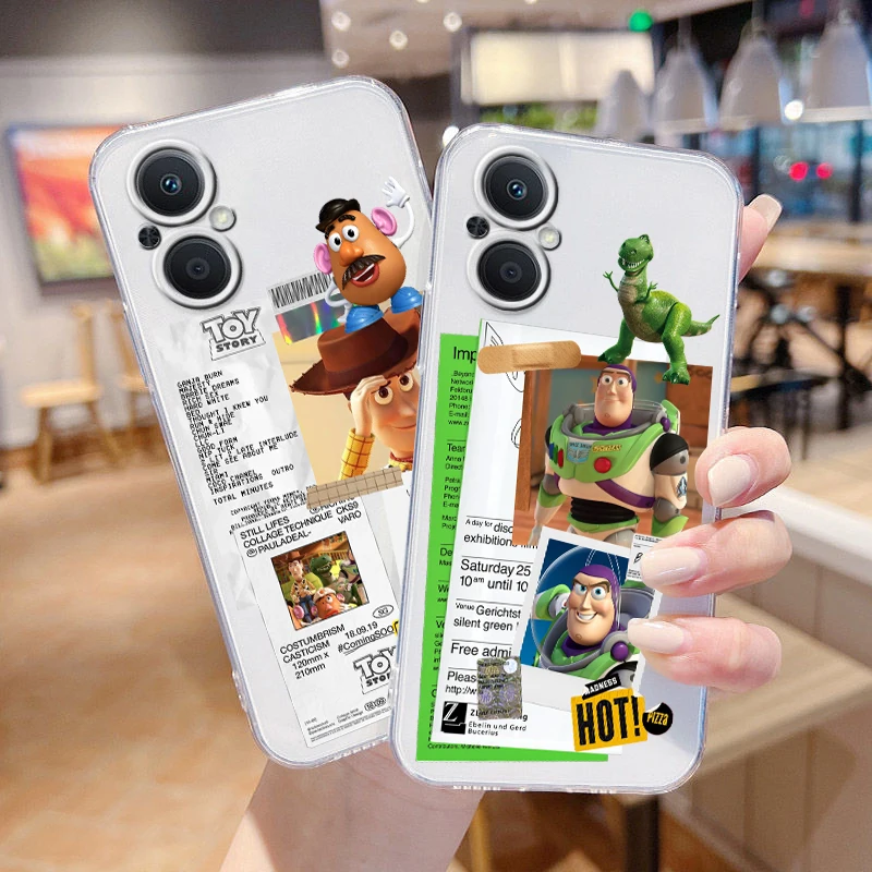 Buzz Lightyear Poster Disney For OPPO A5 A9 A53 S A74 Reno 7 6 5 4 2 Find X3 X2 Z Lite Neo Pro Plus transparent Phone Case