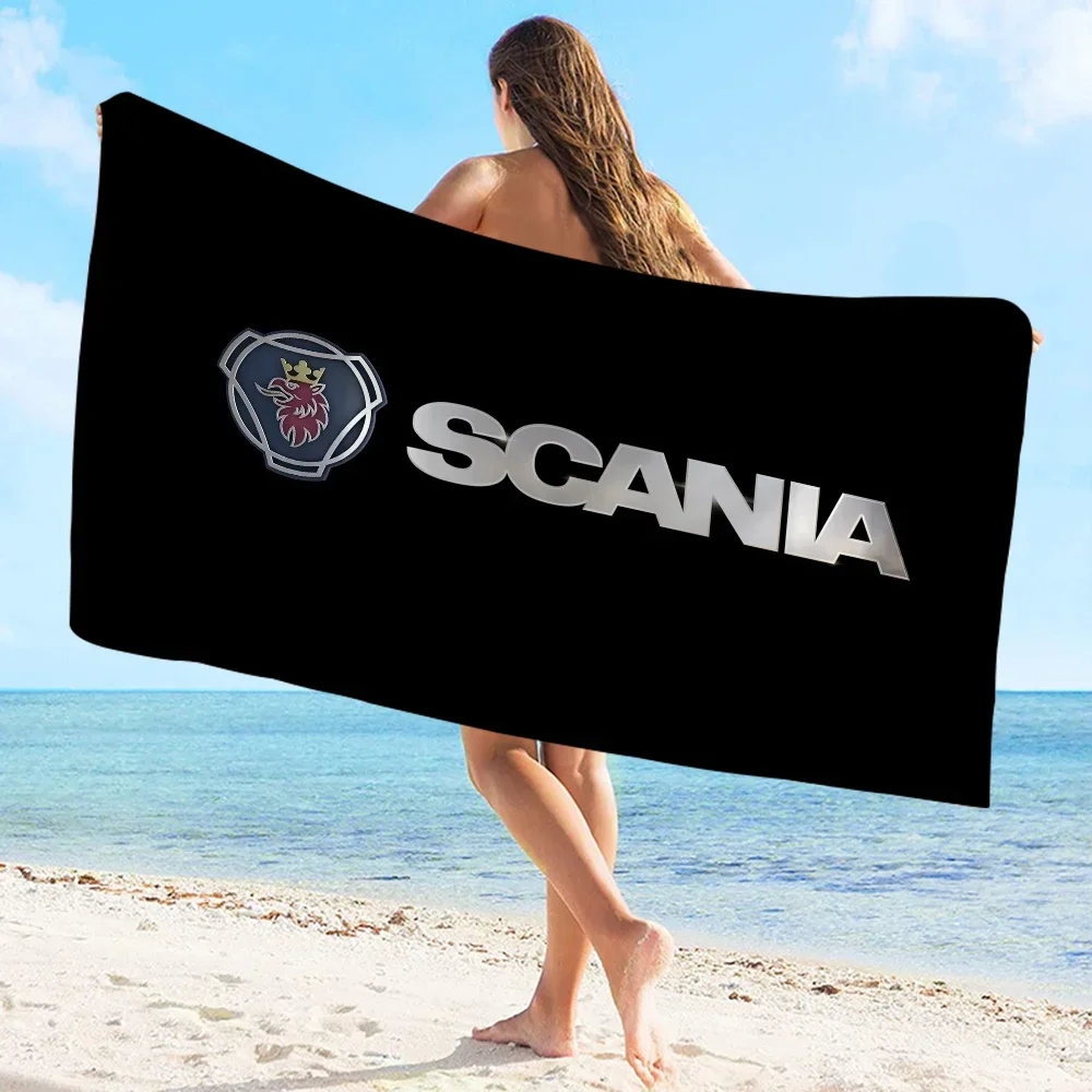 S-Scanias Beach Towels Shower Towel Sauna Travel Spa Microfiber Quick Dry Gym Accessories Cute Room Decor