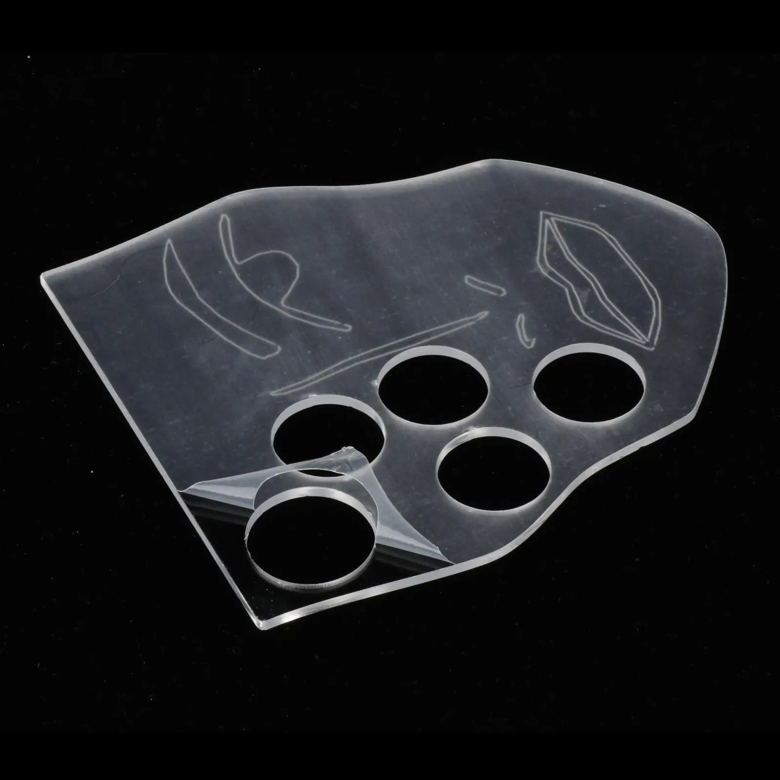 3xTransparent Makeup Palette Makeup Artist Tool for Pigment Lip Gloss Nail Art