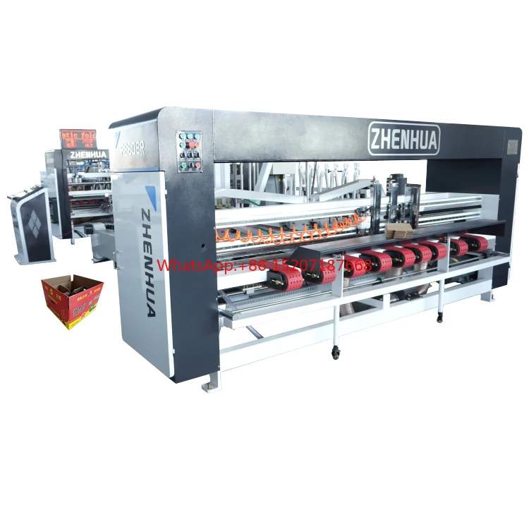 Máquina automática de colagem de pasta de papel, colagem de pasta de caixa ondulada