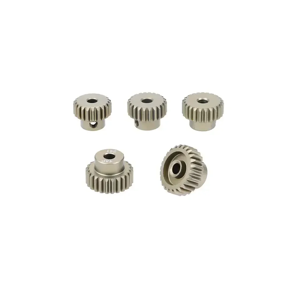 48P piñón 3.175mm 11T 15T 17T 18T 19T 20T 22T 24T 30T 13T-48T engranaje de Motor de aleación de aluminio para 1/8 1/10 1/12 1/14 1/16 1/18 RC Car