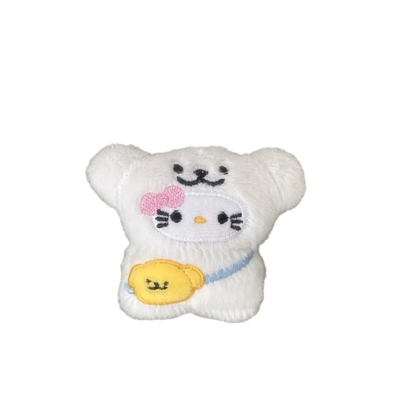 Originele schattige pluche kitten sleutelhanger hanger, lijn puppy rugzak hangende decoratie, creatieve popaccessoires