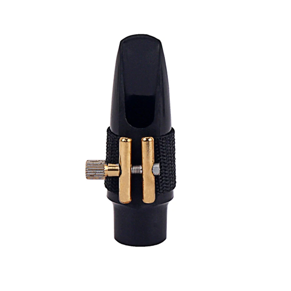 

Saxophone Black Mouthpiece with Clip Accessories Alto Supplies Accessory for Jazz