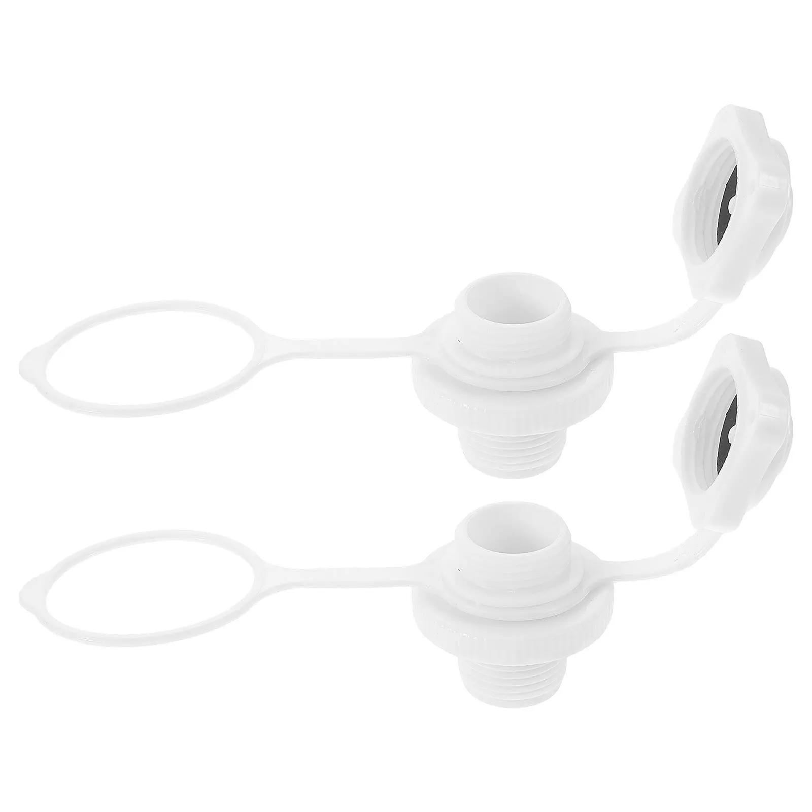 

2Pcs Inflatable Valves Cover Professional Air Nozzle Boston Plug for Kayak Boat Wear-Resistant Portable Pool Accessories