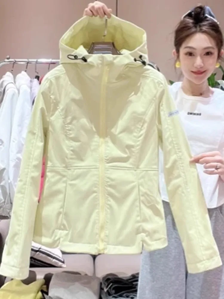 

Casual Sporty Short Jacket Women's Fashionable Thin Sun Protection Yoga Clothing Large Size Leisure Outwear Summer Trend