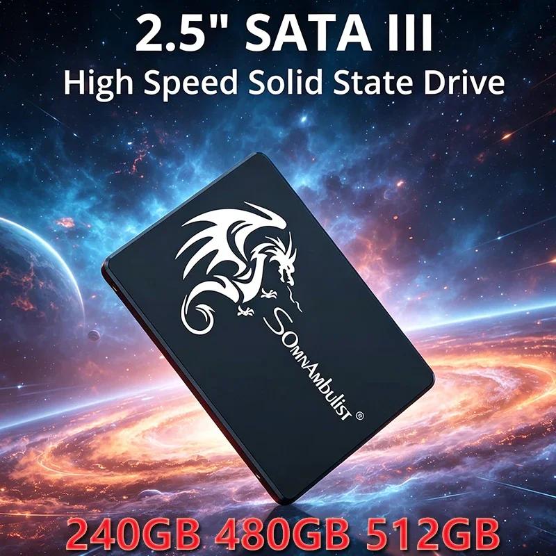 

SomnAmbulist SSD 120GB 240GB 480GB 960GB Internal Sata3 Solid State Drive 2.5 128GB 256GB 512GB 1TB 2TB SSD for PC Laptop