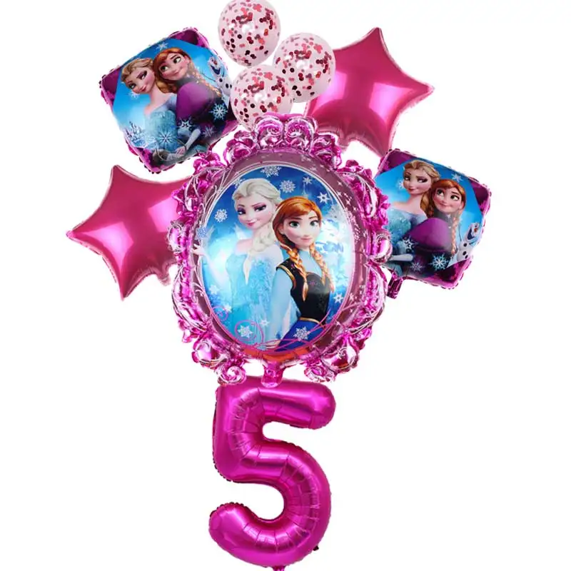 

Diseny Frozen Girl's Birthday Party Balloon Wedding Decoration Home Garden Festival Decoration Baby Shower Children Toy Gifts