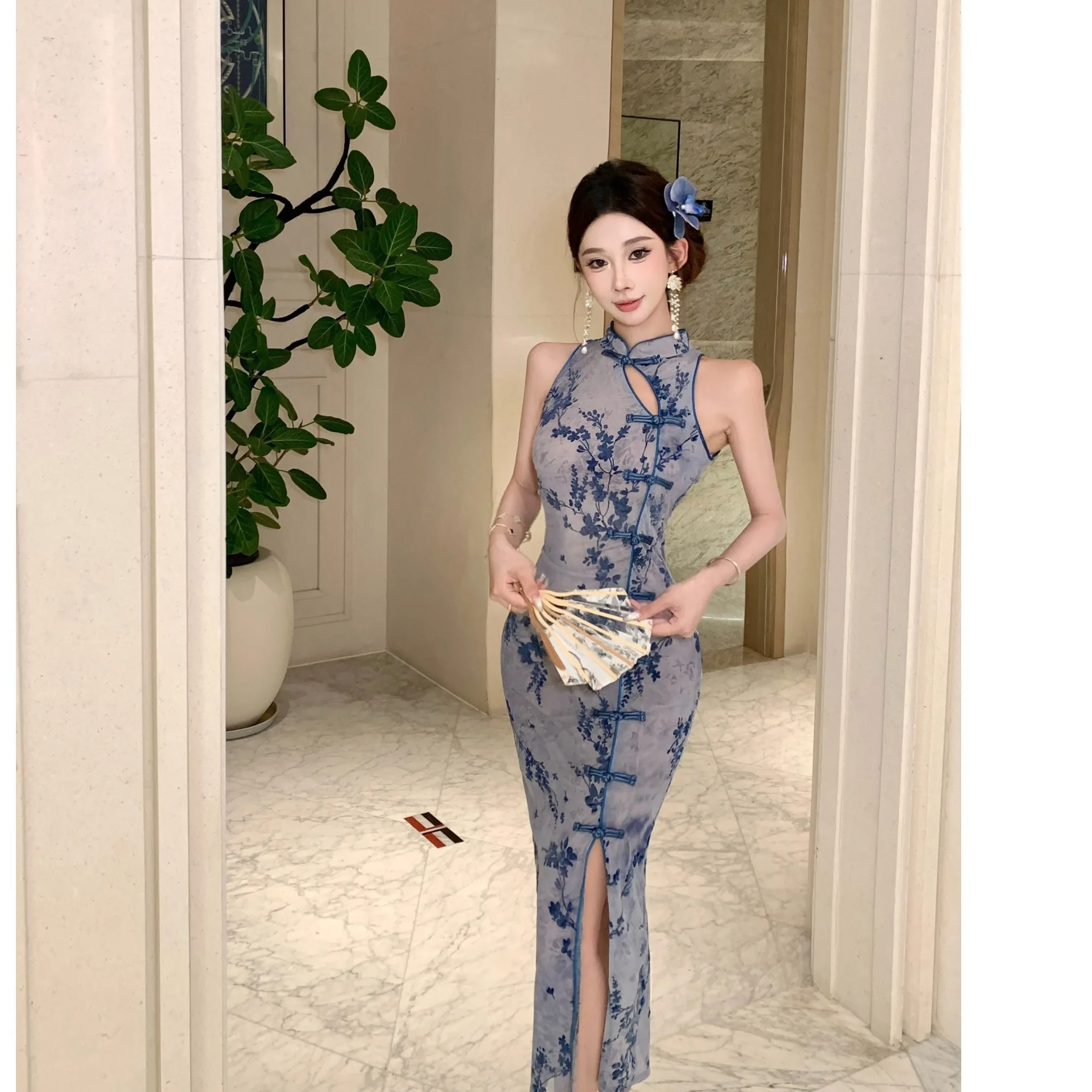 Saia Longa Feminina Vintage em Veludo Coreano Ele, Estilo Dr Net, Respirável em Fibra de Poliéster