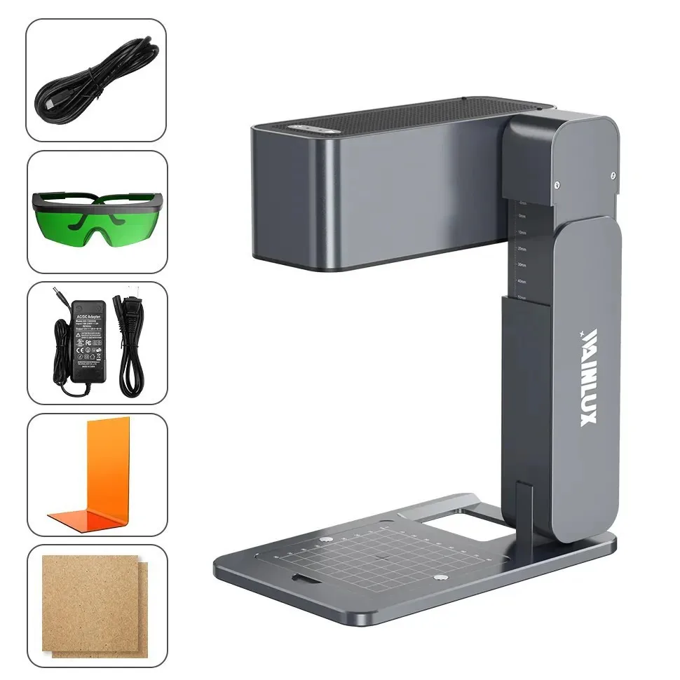 

Fully Automatic Desktop Laser Engraving Machine Small DIY 3D Marking for Leaf Acrylic Image Carving