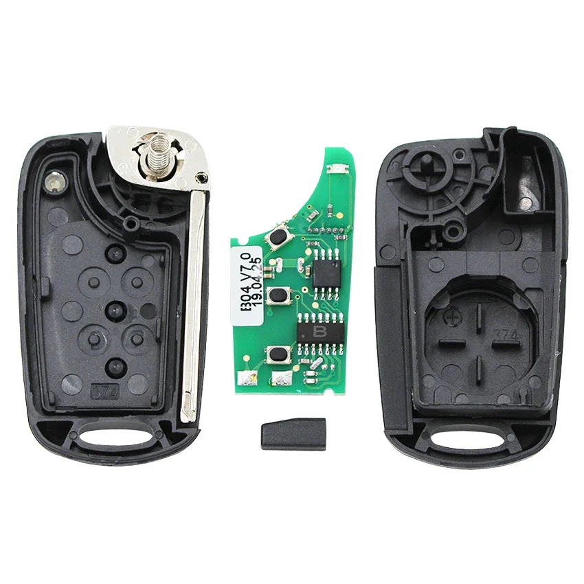 Chave remota dobrável atualizada com chip ID46 de 315 MHz para Kia Soul 2011-2013 NYOSEKS-AM11ATX P/N: 95430-2K250 / 486607 -3000