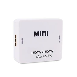 1080P Mini HDMI2HDMI Audio HD Converter HDMI Audio extractor Adapter switcher For PC Laptop HDTV