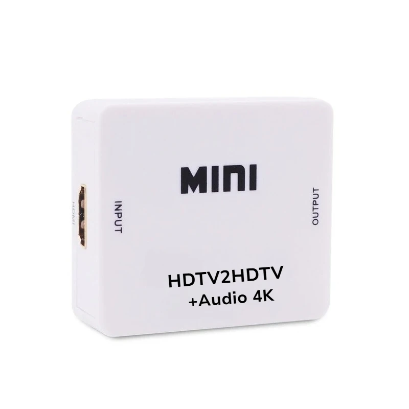 1080P Mini HDMI2HDMI Audio HD konwerter HDMI ekstraktor audio przełącznik adaptera do komputera Laptop HDTV