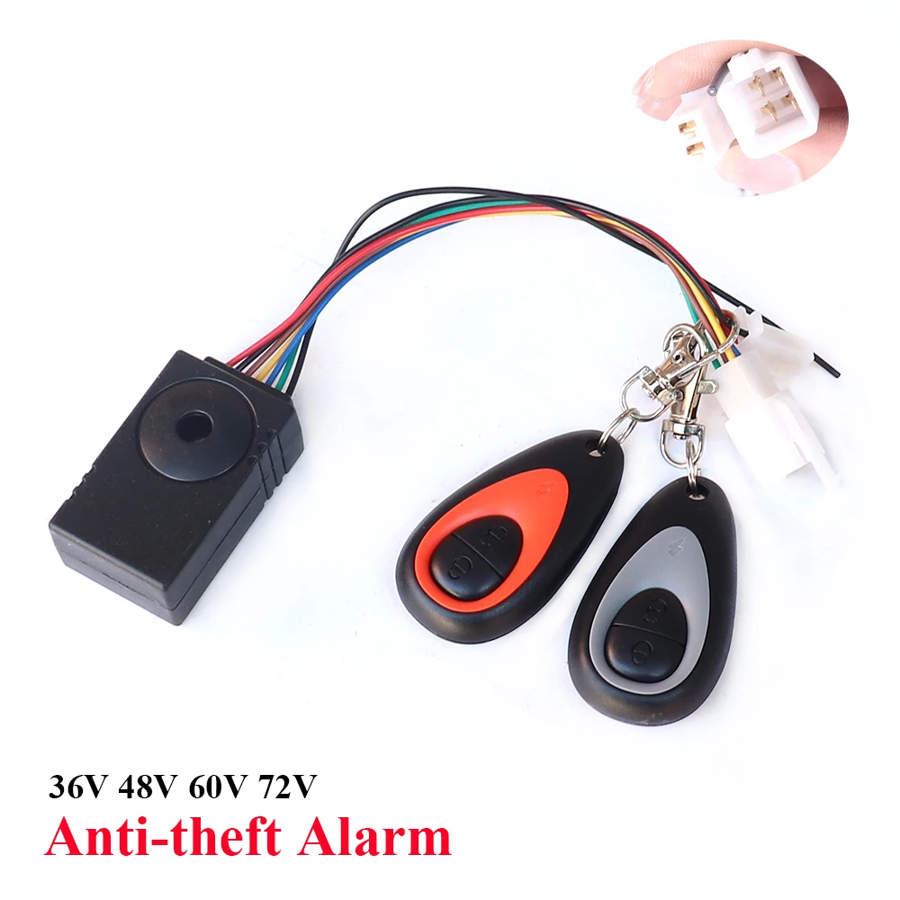 

36V 48V Controller Alarm Security System Anti-theft Alarm Motorcycle Theft Protection Bike Moto Scooter Motor