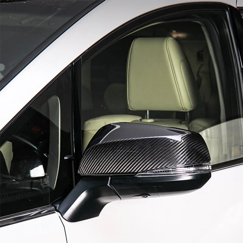 

Подходит для Toyota El Favell Law MPV 15-21, зеркало заднего вида из настоящего углеродного волокна, паста для модификации автомобиля на заказ