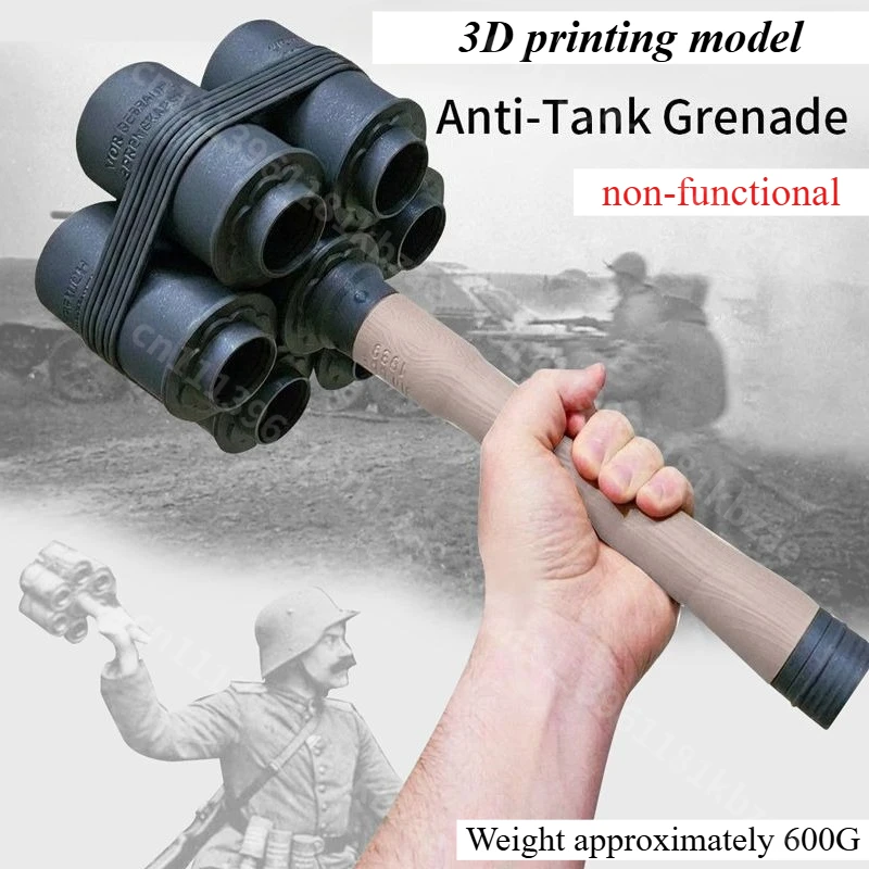 3D Printed WWII Germany Anti Tank Cluster Model  Military Enthusiasts To Collect Desktop Ornament Has No Function Model