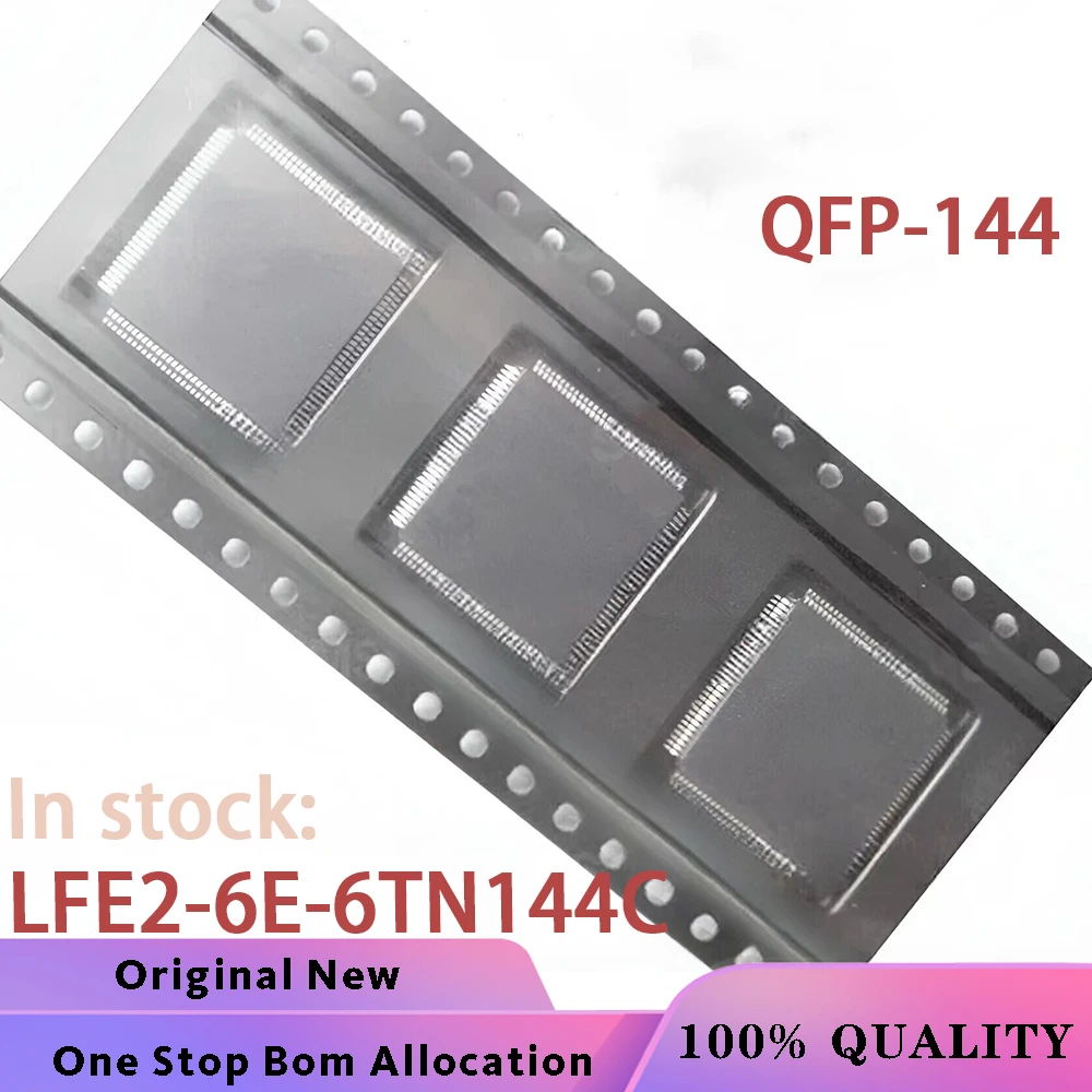 

(1PCS) LFE2-6E-6TN144C LFE2-6E-6TN144C-5I QFP-144 Chipset