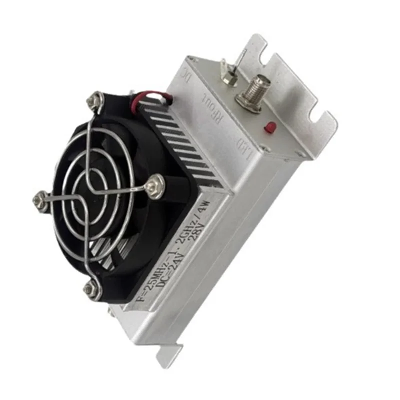 Practical-25Mhz-1.2Ghz 4W Módulo amplificador de potencia de banda ancha 50Ohms Módulo amplificador RF con conector hembra SMA