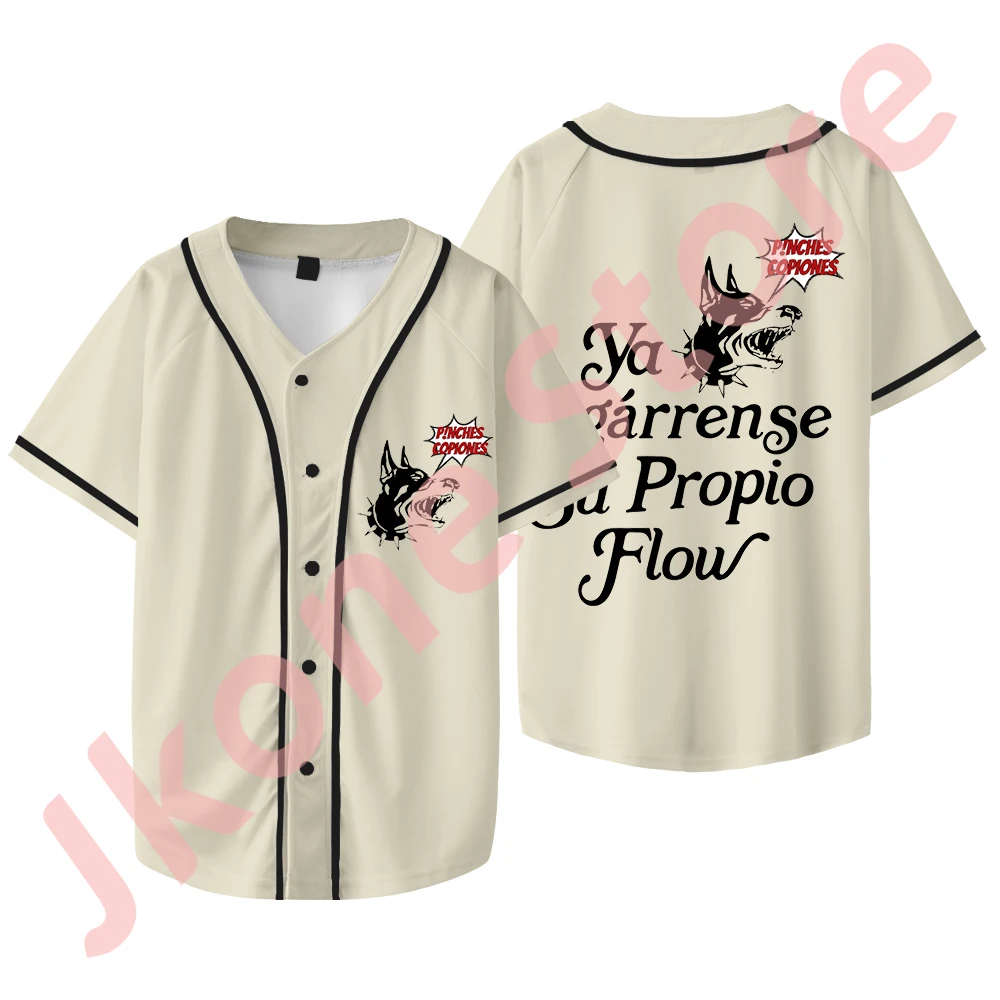 Peso Pluma 2024 Exodo Tour Merch Baseball jacke neues Logo Trikot Frauen Männer Mode lässig Kurzarm T-Shirts