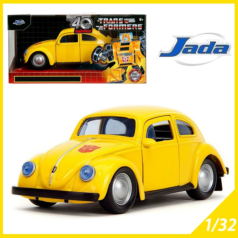 

JADA масштаб 1:32, классическая модель автомобиля из желтого сплава, классический сувенир для взрослых, статический дисплей, подарки, коллекция игрушек
