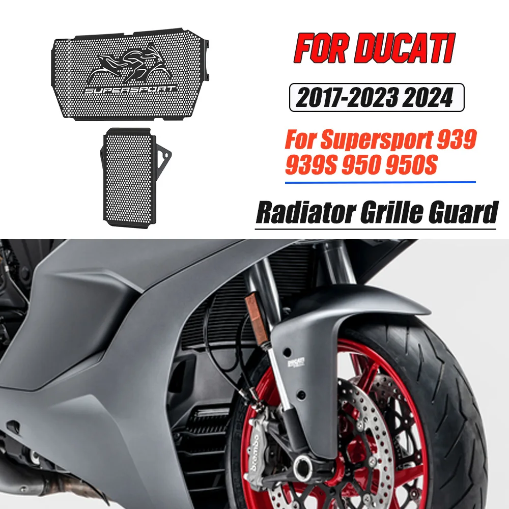 

Motocycle Radiator Grille Cover Water Tank Guard Protection FOR Ducati Supersport 939 939S 950 950S 2017 - 2021 2022 2023 2024