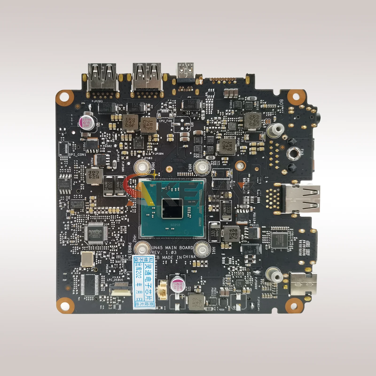 لوحة أم للكمبيوتر المحمول UN45 لـ ASUS VivoMini UN45 اللوحة الرئيسية للكمبيوتر المحمول مع وحدة المعالجة المركزية Celeron 100% اختبار موافق شحن سريع جودة عالية