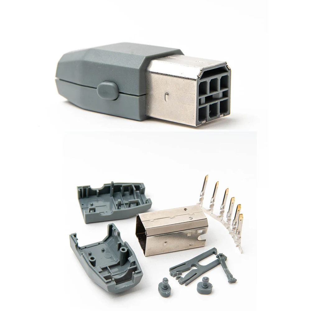 ปลั๊กหัวเสียบหัวต่อตัวผู้อะแดปเตอร์จ่ายไฟ DC สำหรับ Xbox 360อุปกรณ์เปลี่ยนชิ้นส่วนซ่อมปลั๊ก