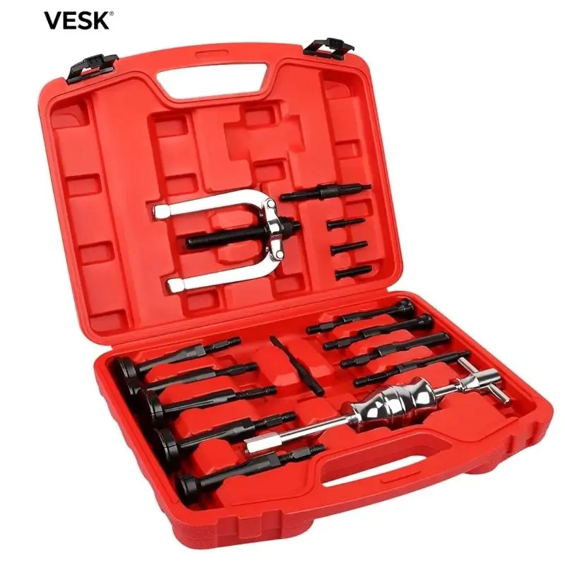 

Набор из 16 съемников для глухих подшипников, съемников шестерен, съемников подшипников с обратным ударным молотком