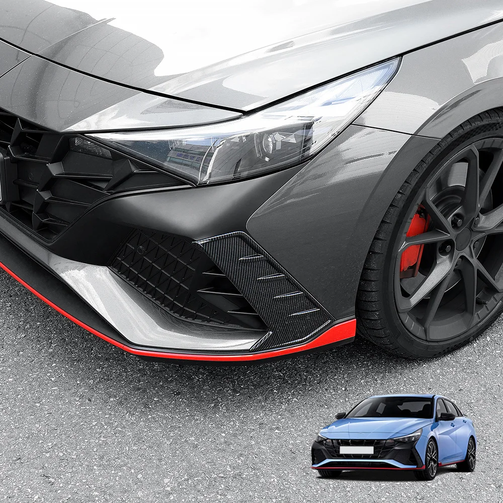 

Авто внешние молдинги, аксессуары, стиль, передний бампер, боковой противотуманный фонарь, рамка, декоративная накладка для Hyundai Elantra CN7 N