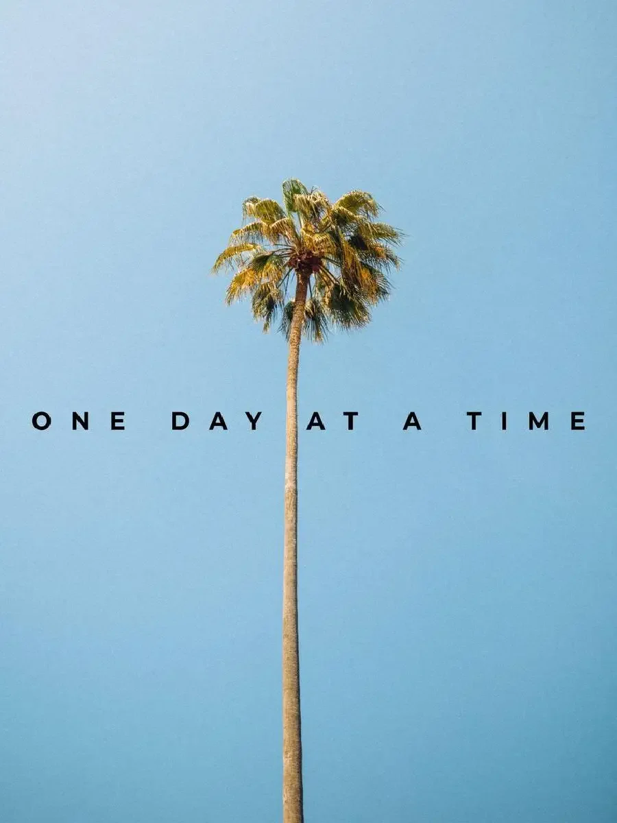 One Day at a Time Inspirational Quote Poster  Mancave Wall Art for Interior Design Decor Modern Print Collection