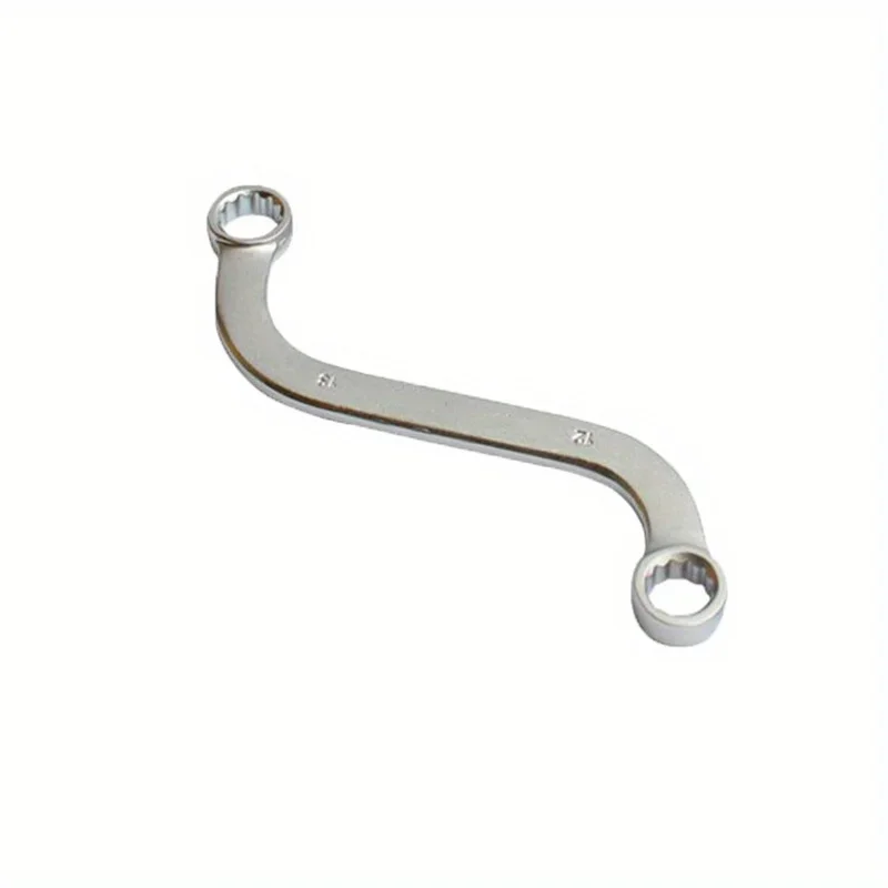 5Pcs S Type 10-19mm 12-Point Box Ends Double-Headed Special-Shaped Fastening Wrench Car Repair Tool S-Shaped Spanner Hardware