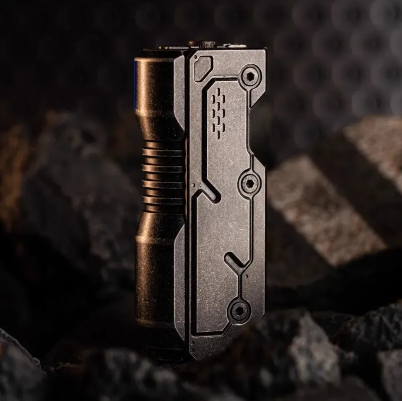 Maschine Soul Proxy Pull Bolt EDC Impact Mechanische Metall Fingertip Push Card Dekompression Desktop Spielzeug