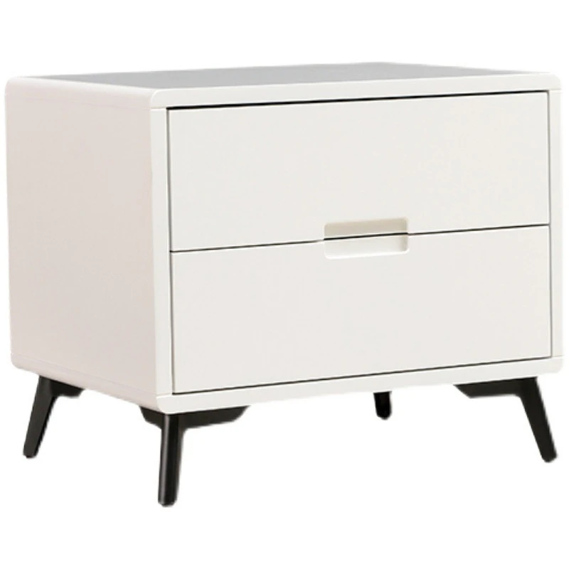 

Painted bedside table simple modern high-end light luxury new ins style