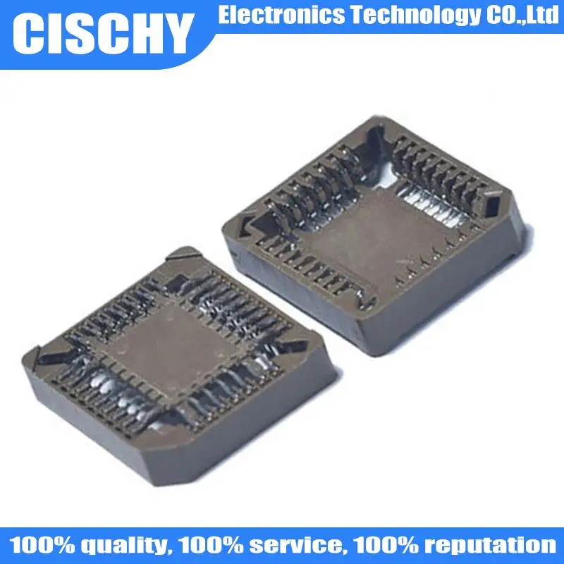 10 sztuk/partia PLCC-32 PLCC-44 PLCC-68 PLCC-84 quadratische IC-Chip-Träger plcc Buchse rundum dip IC gniazdo chip base w magazynie